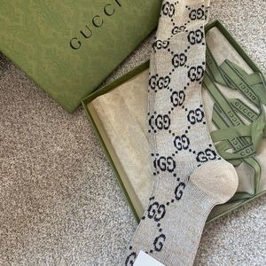 New Gucci socks, size small. Comes with box. Tags attached.
